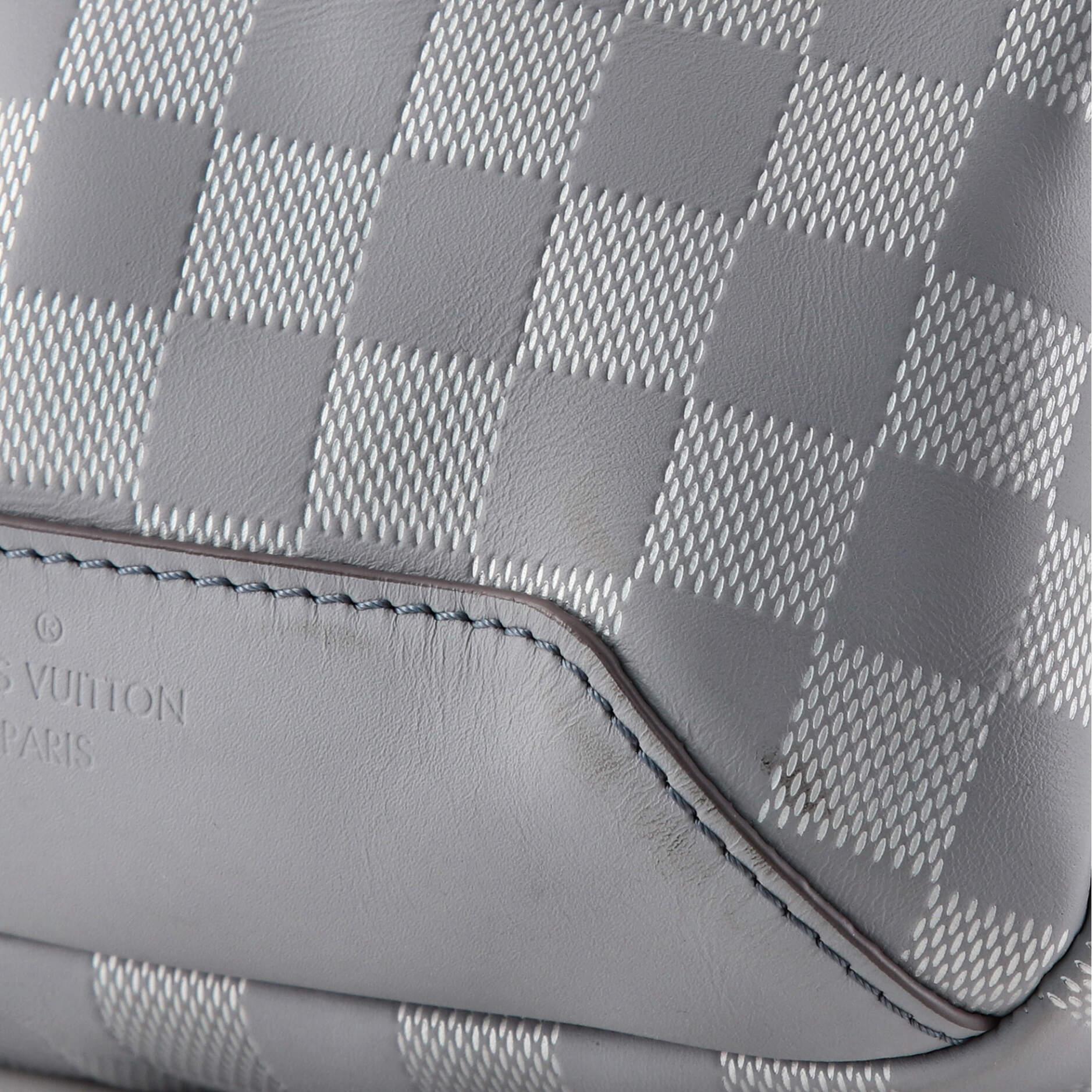 Gray Louis Vuitton Avenue Sling Bag Damier Infini Leather