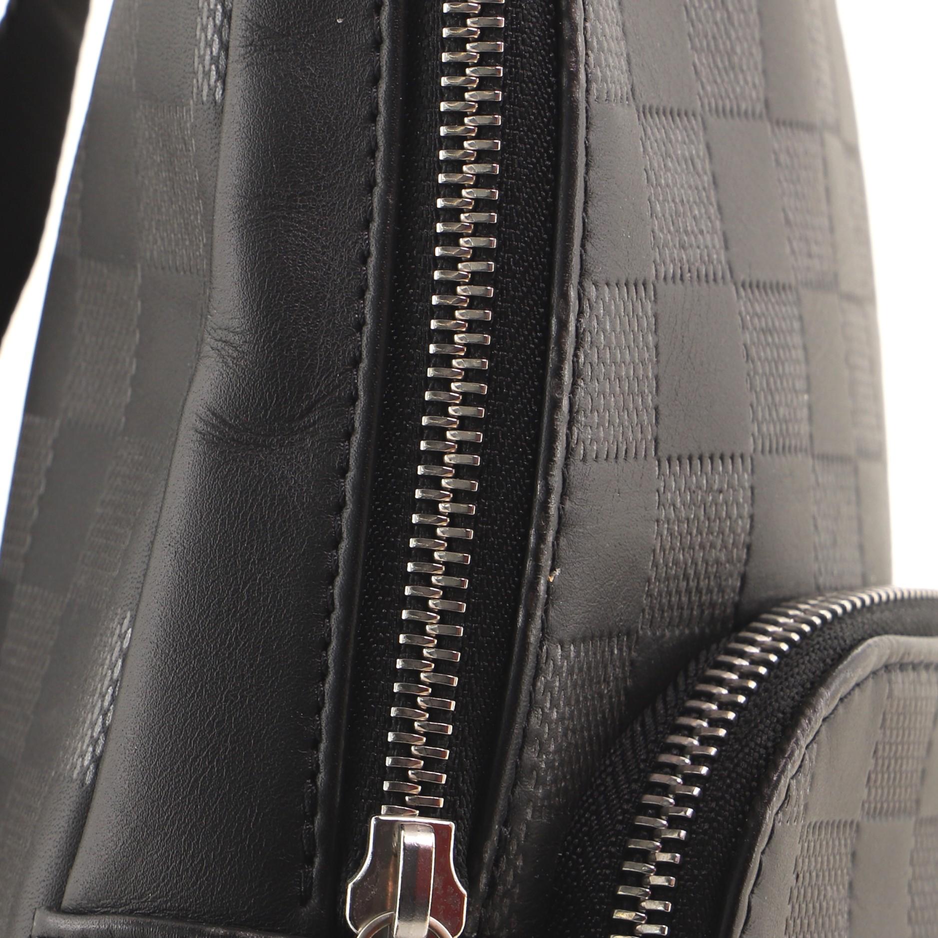 Louis Vuitton Avenue Sling Bag Damier Infini Leather In Good Condition In NY, NY