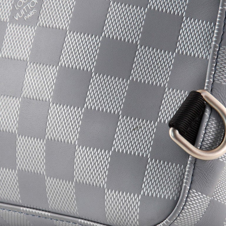 Louis Vuitton Avenue Sling Bag Damier Infini Astral Silver leather Sho –  EliteLaza