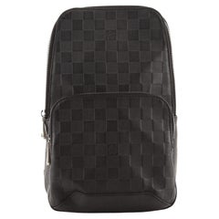 Louis Vuitton Avenue Sling Bag Damier Graphite Alps in Coated Canvas with  Silver-tone - US