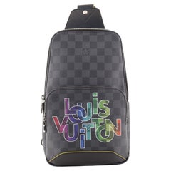 Louis Vuitton Avenue - Sac à main à logos entrelacés en édition limitée Damier Gr