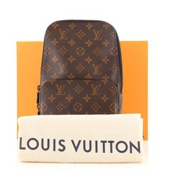 Louis Vuitton Avenue Sling Bag Macassar Monogram Canvas