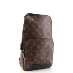 Louis Vuitton Avenue Sling Bag Macassar Monogram Canvas