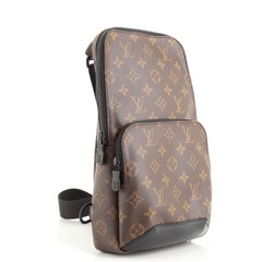 Louis Vuitton Avenue Sling Bag Macassar Monogram Canvas
