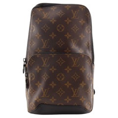 Louis Vuitton Monogram Macassar Avenue Sling Bag 119lv55 at