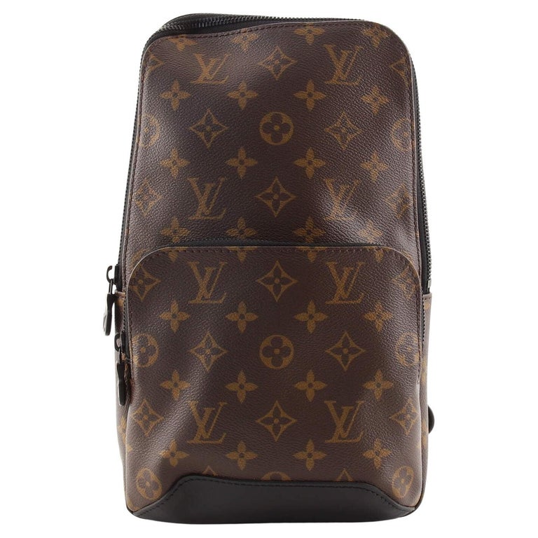 Louis Vuitton Monogram Macassar Avenue Sling Bag