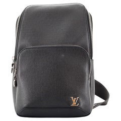 Used Louis Vuitton Avenue Sling Bag Taiga Leather