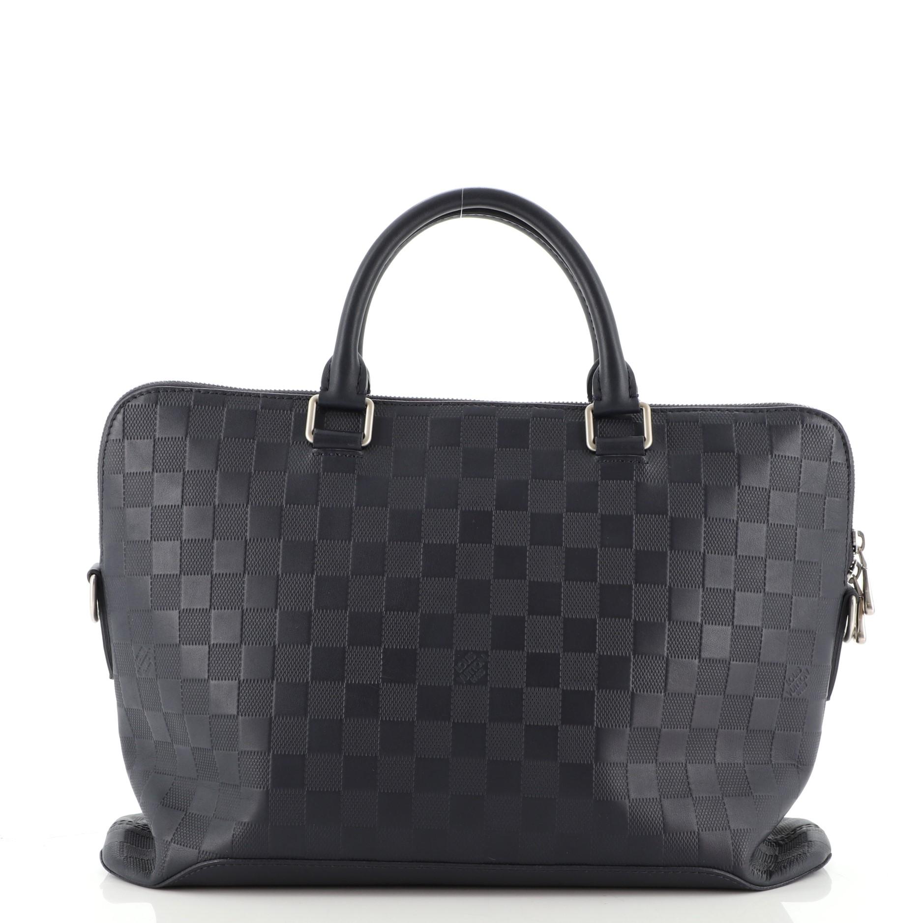 Louis Vuitton Avenue Soft Briefcase Damier Infini Leather In Good Condition In NY, NY