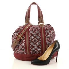 Louis Vuitton Aviator Handbag Limited Edition Monogram Jacquard