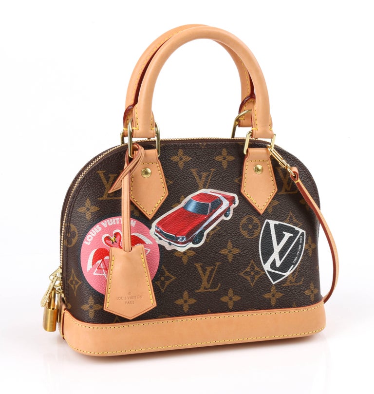 LOUIS VUITTON A/W 2016 &quot;Alma BB World Tour&quot; Monogram Canvas and Leather Purse NIB at 1stdibs
