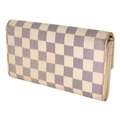 Louis Vuitton Azur Canvas Sarah Damier Wallet LV-0310N-0066