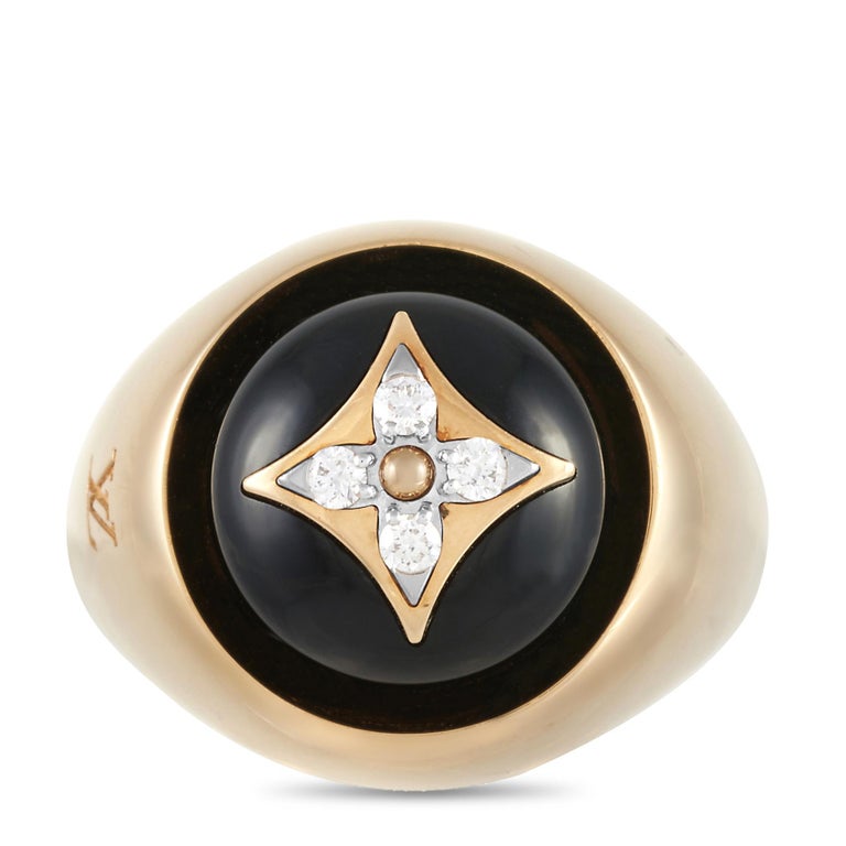 Louis Vuitton Blooming Strass Ring Set - Brass Cocktail Ring