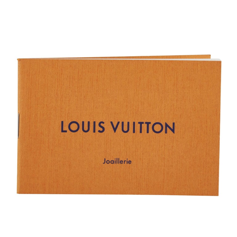 Louis Vuitton B Blossom Signet 18k Yellow Gold Onyx and Diamond