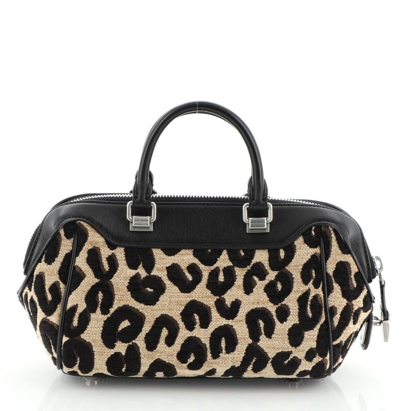 Black Louis Vuitton Baby Bag Limited Edition Stephen Sprouse Leopard Chenille