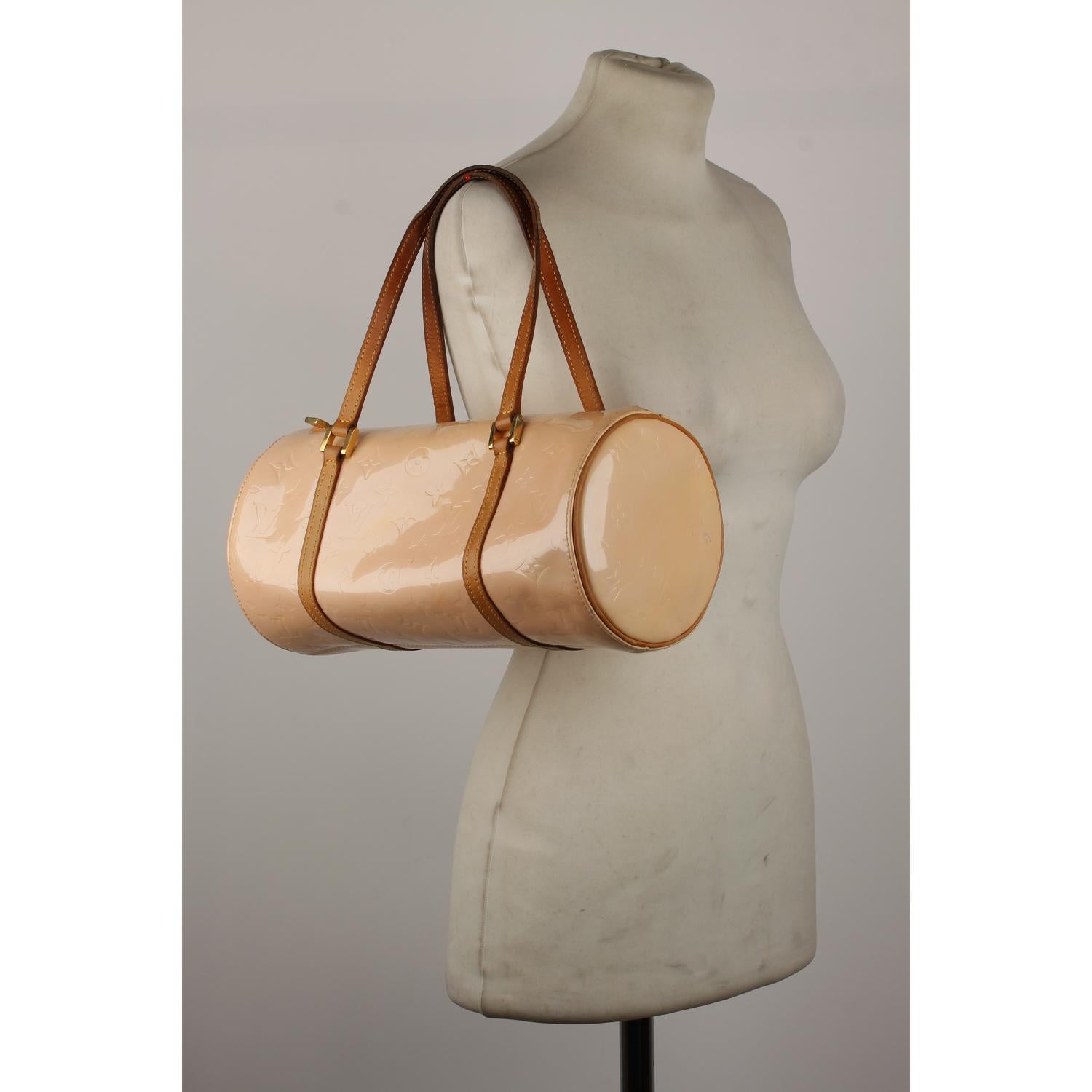 Women's Louis Vuitton Baby Pink Monogram Vernis Bedford Bag Handbag