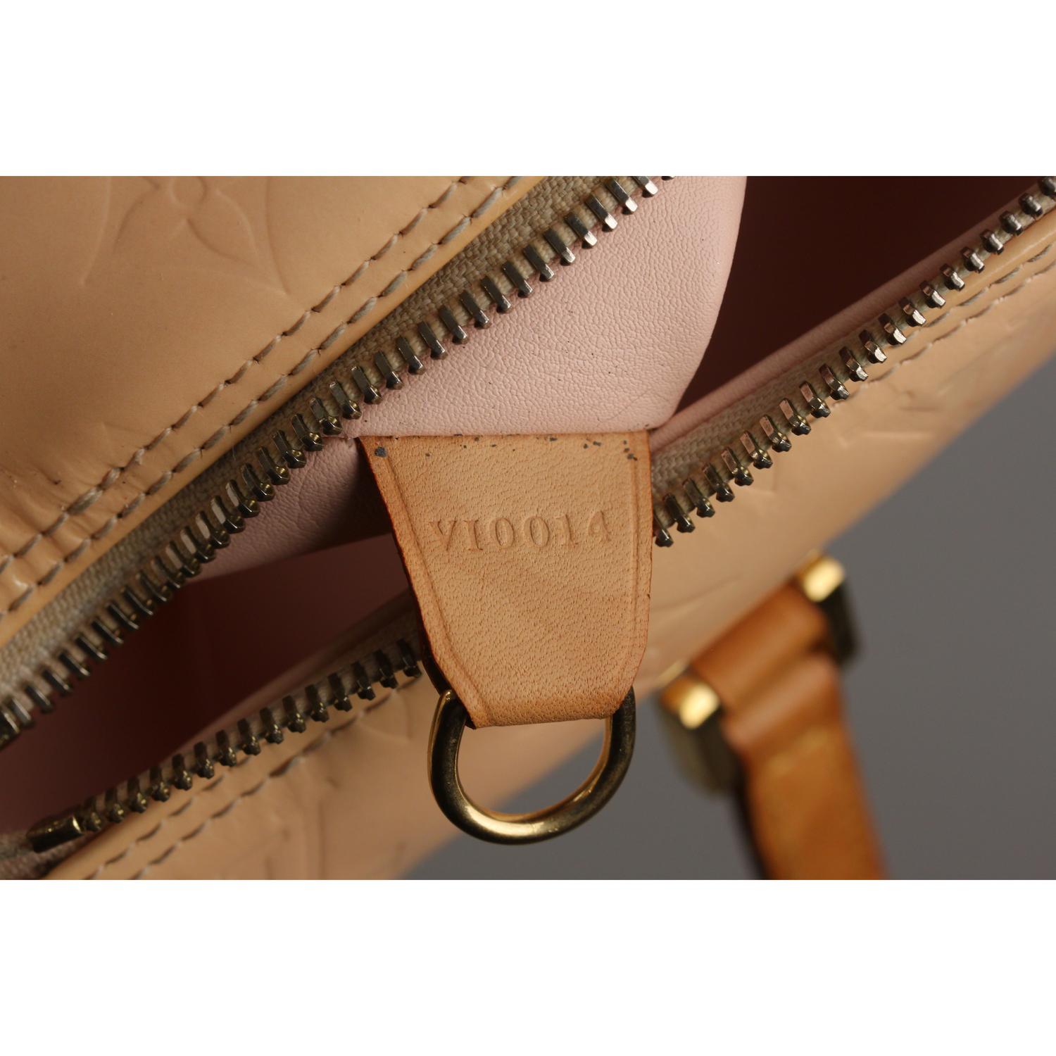 Louis Vuitton Baby Pink Monogram Vernis Bedford Bag Handbag 1