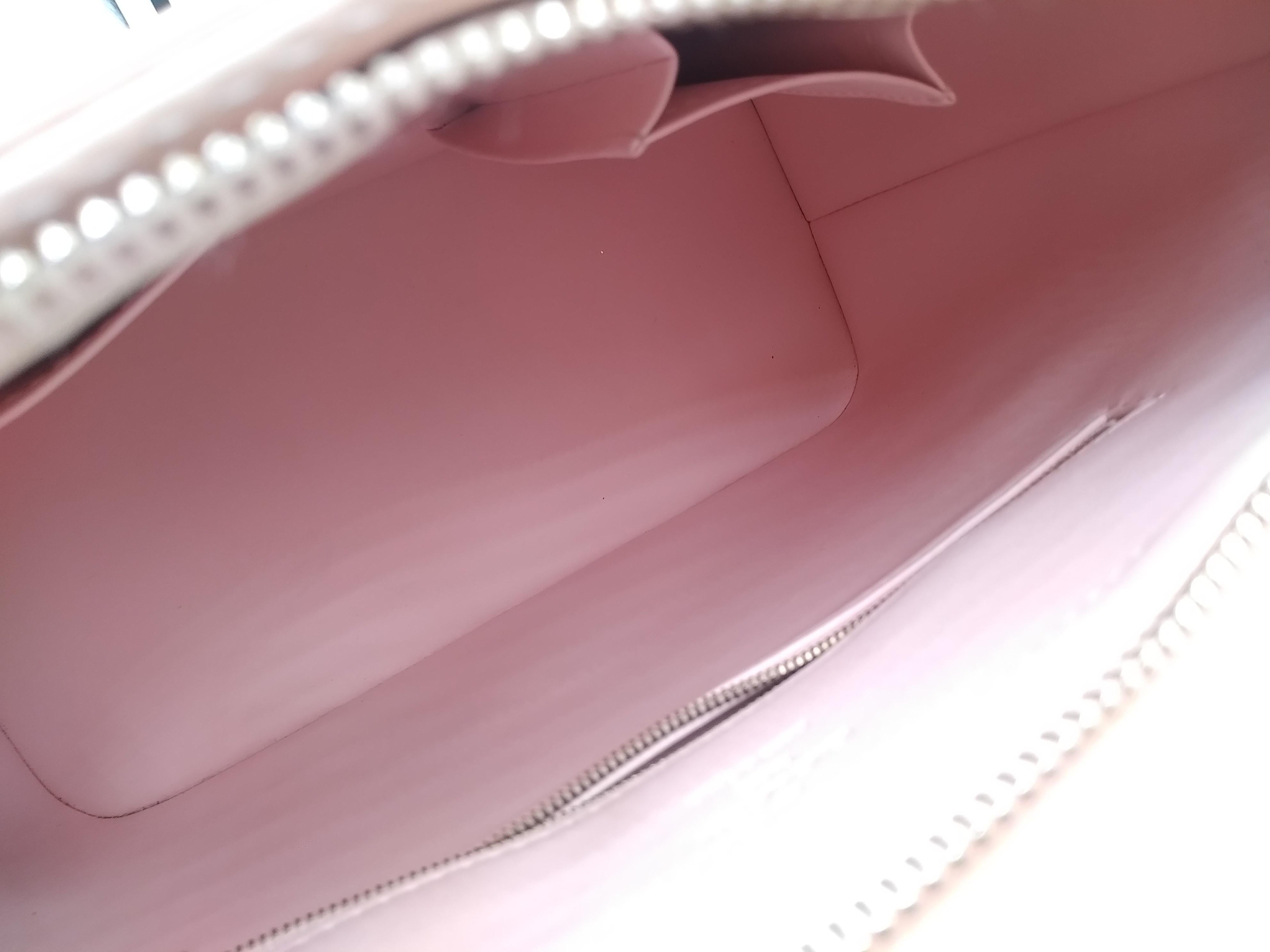 Louis Vuitton Baby Pink Monogram Vernis Houston Bag 4