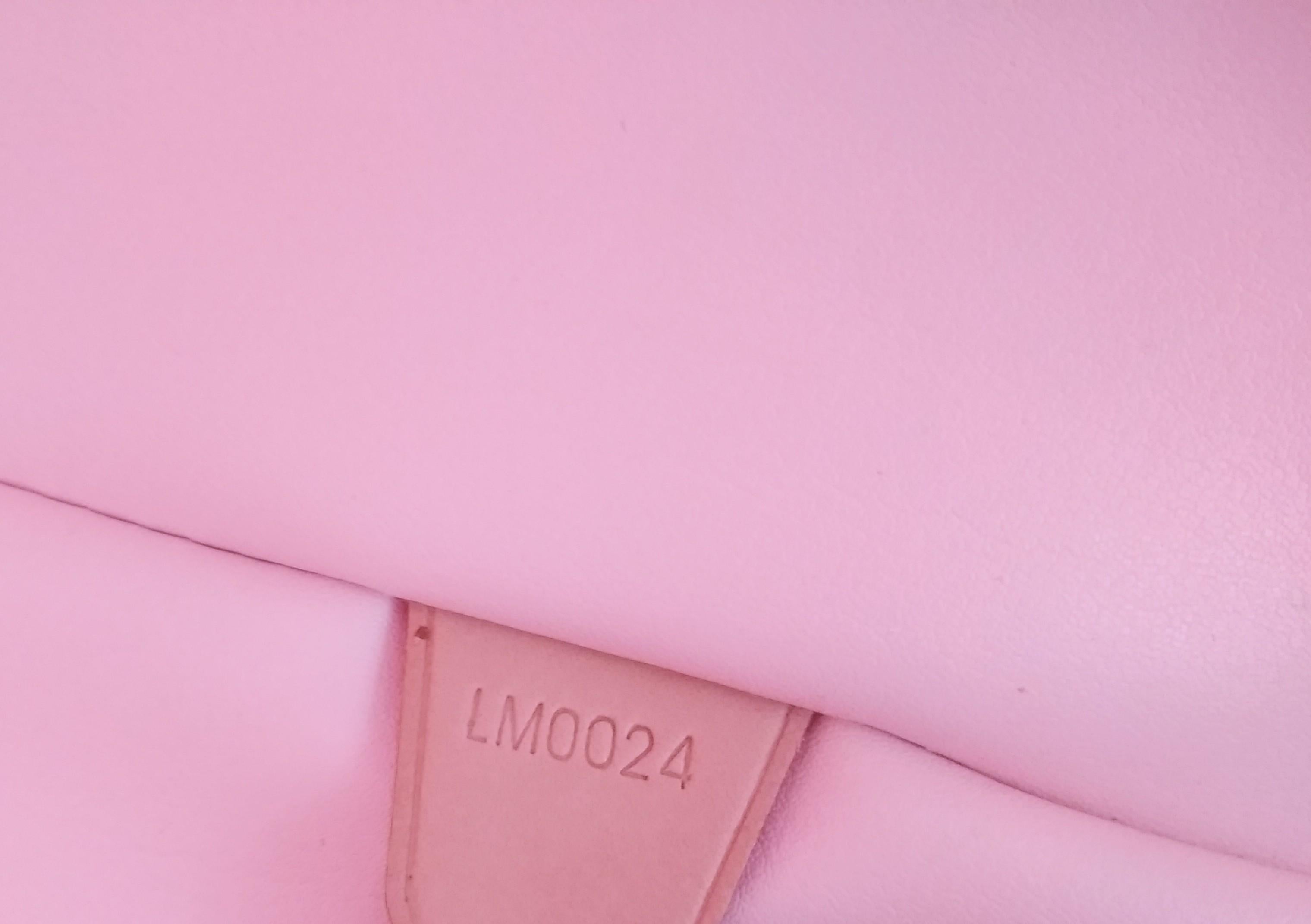 Louis Vuitton Baby Pink Monogram Vernis Houston Bag 5