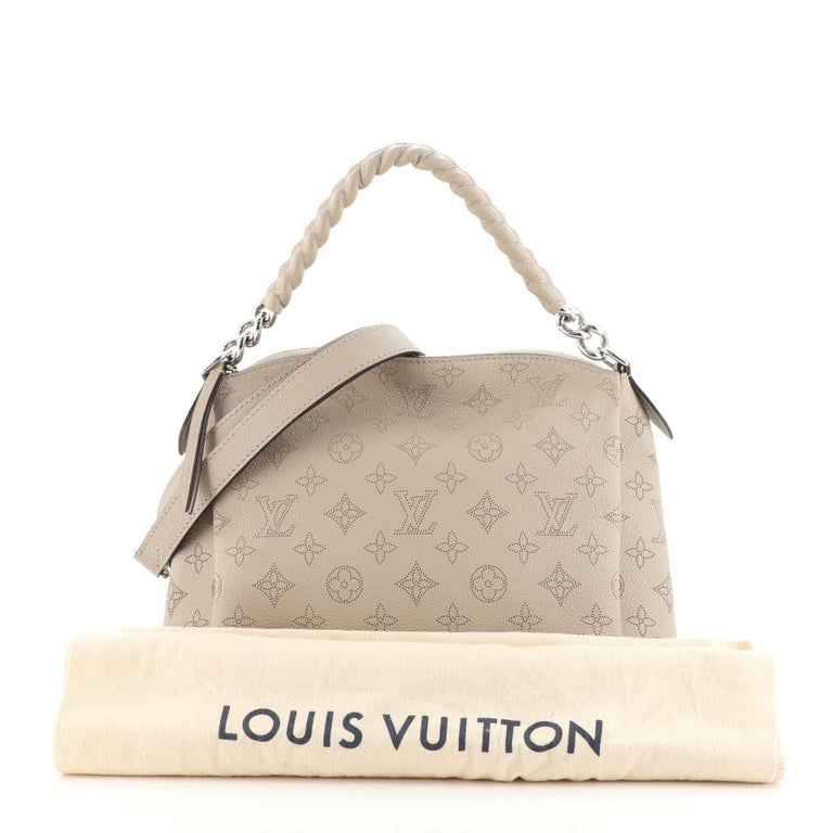 Louis Vuitton Galet Monogram Mahina Leather Babylone Chain Bb Bag