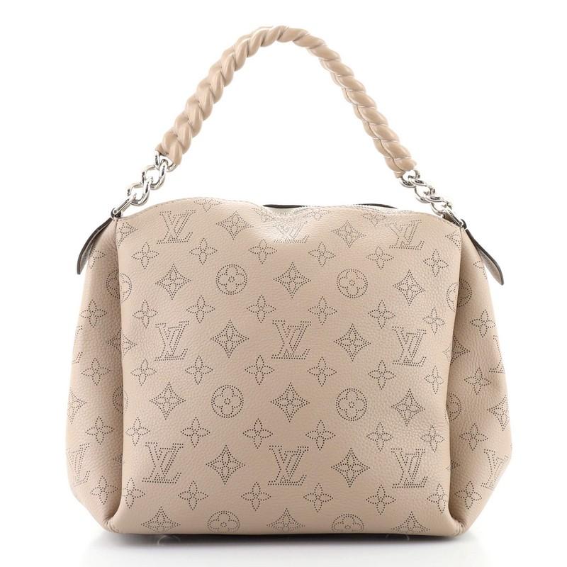 Louis Vuitton Babylone Handbag Mahina Leather BB In Good Condition In NY, NY