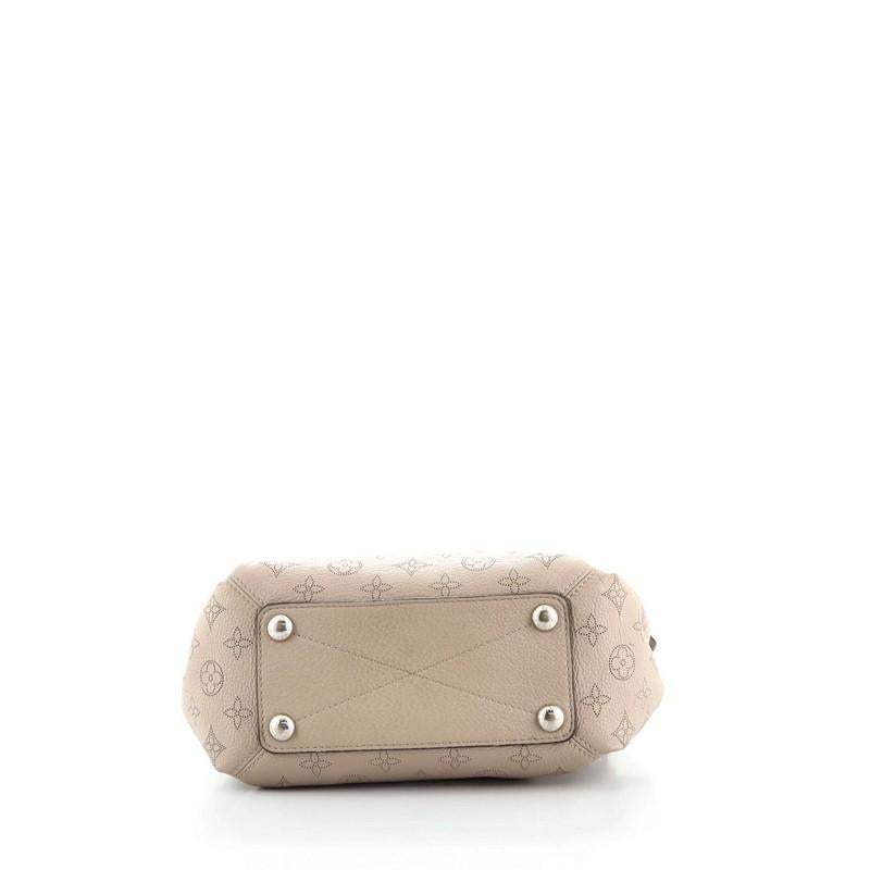 Louis Vuitton Babylone Handbag Mahina Leather BB In Good Condition In NY, NY