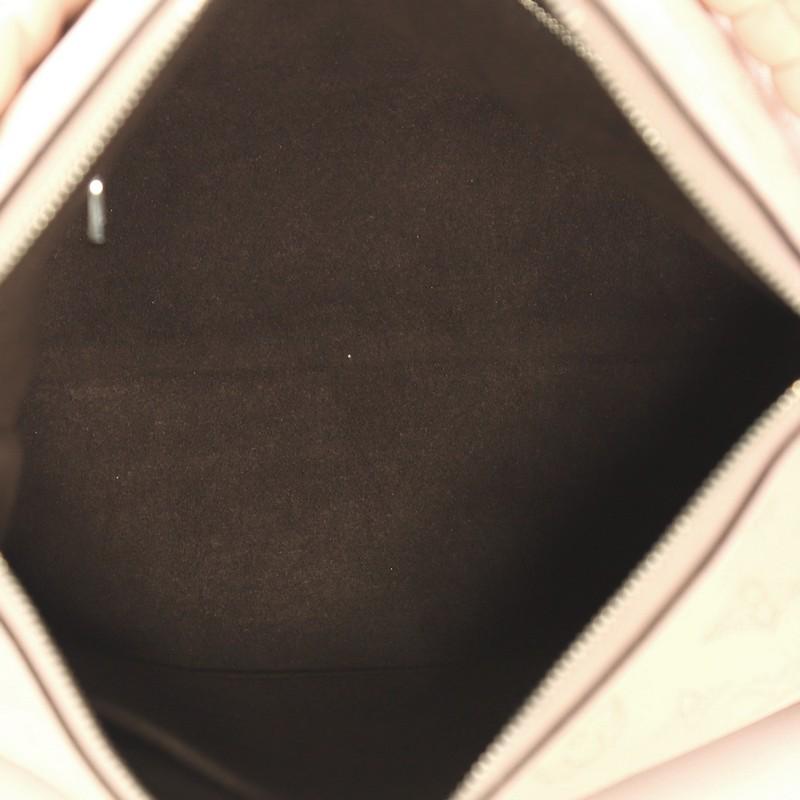 Louis Vuitton Babylone Handbag Mahina Leather BB In Good Condition In NY, NY