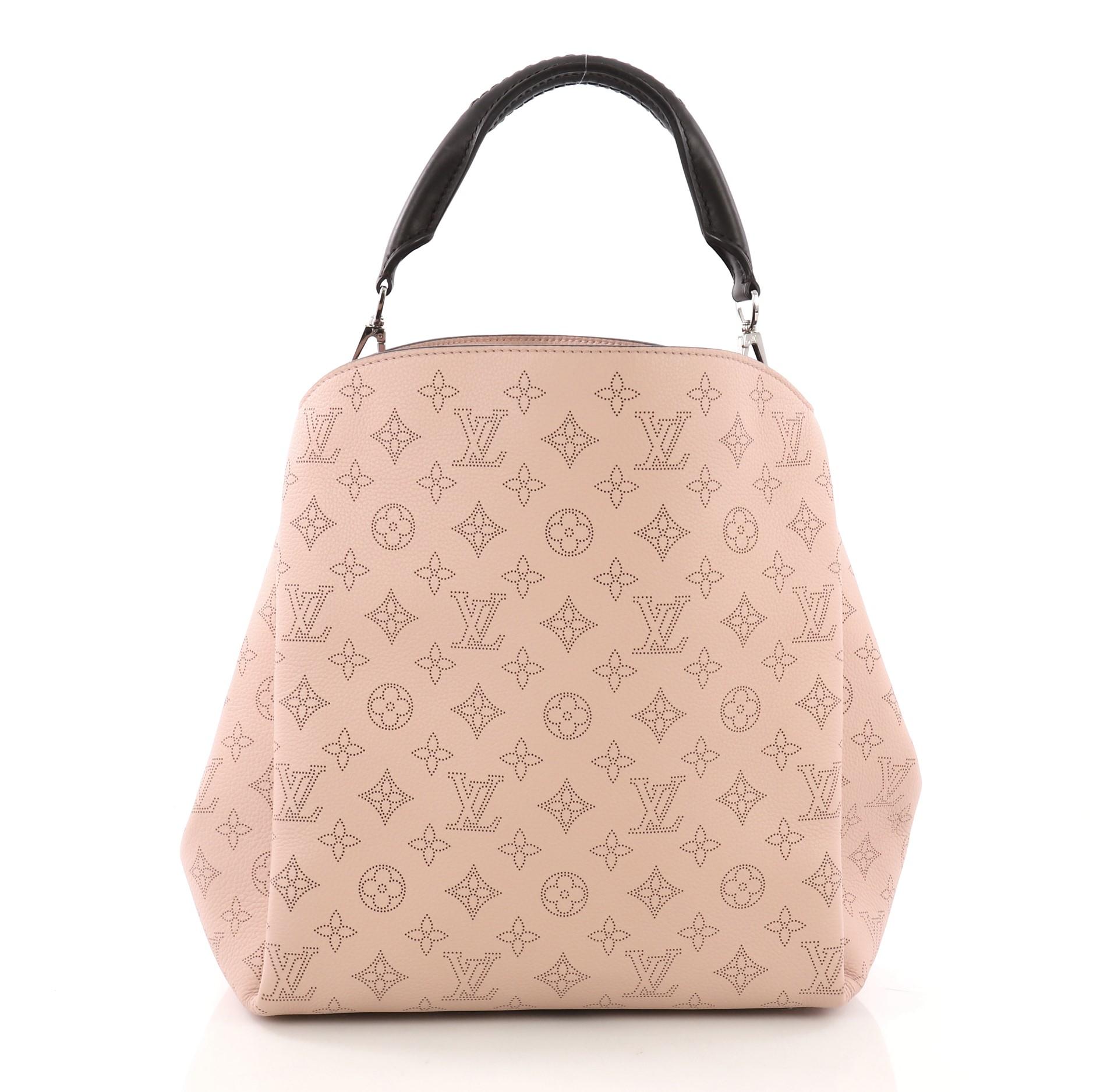 Louis Vuitton Babylone Handbag Mahina Leather PM In Excellent Condition In NY, NY