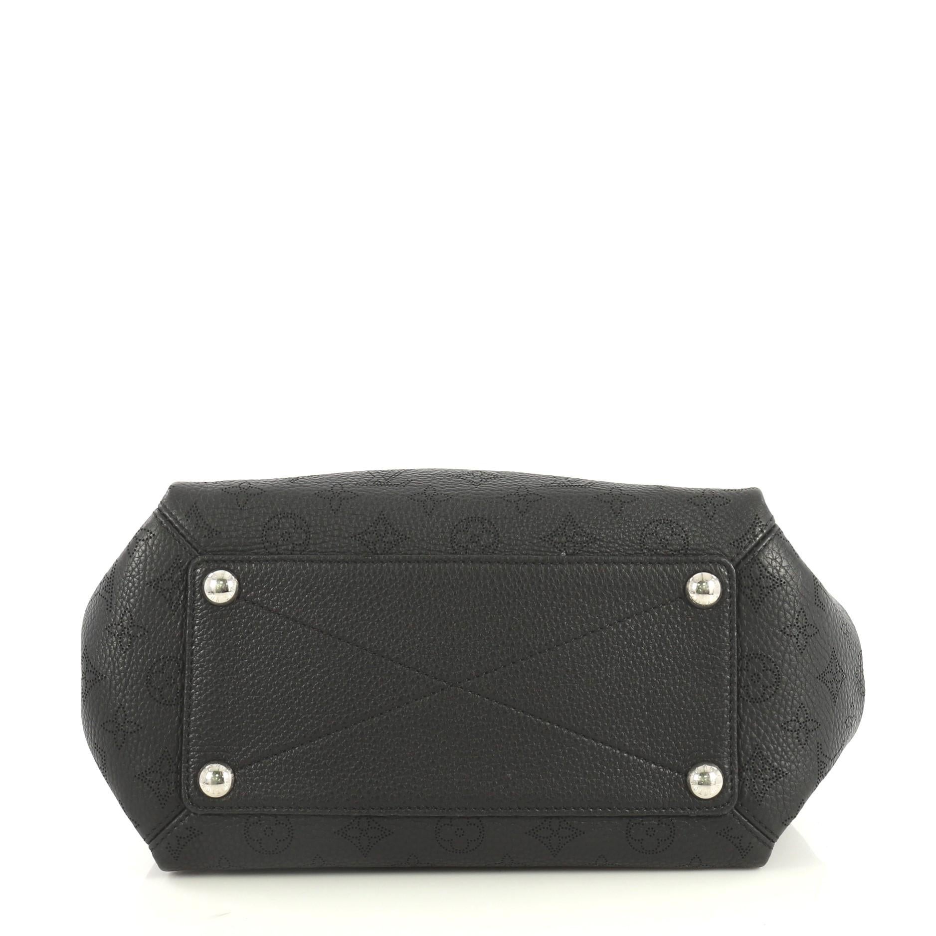  Louis Vuitton Babylone Handbag Mahina Leather PM In Good Condition In NY, NY