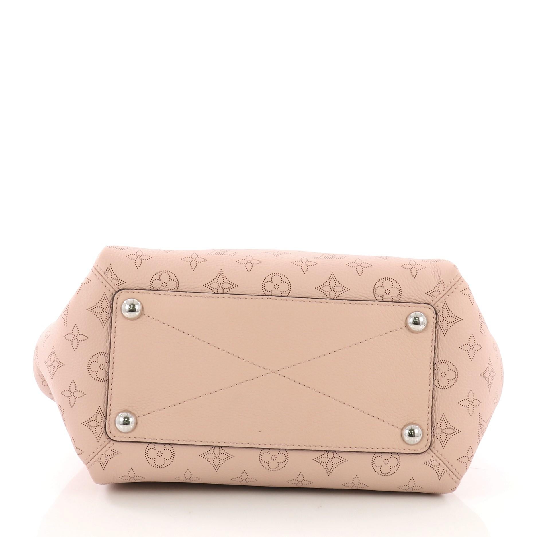 Women's Louis Vuitton Babylone Handbag Mahina Leather PM