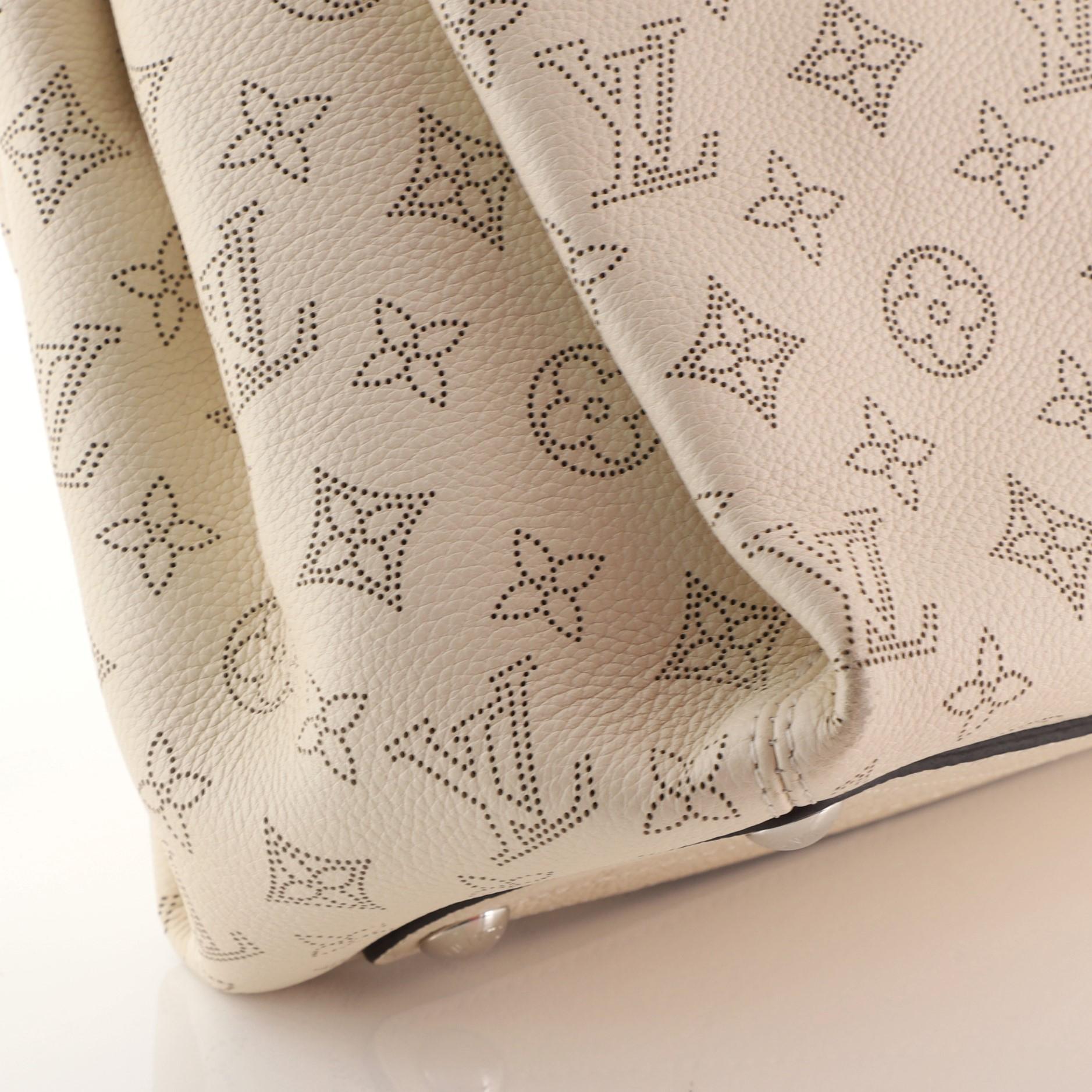 Louis Vuitton Babylone Handbag Mahina Leather PM In Good Condition In NY, NY