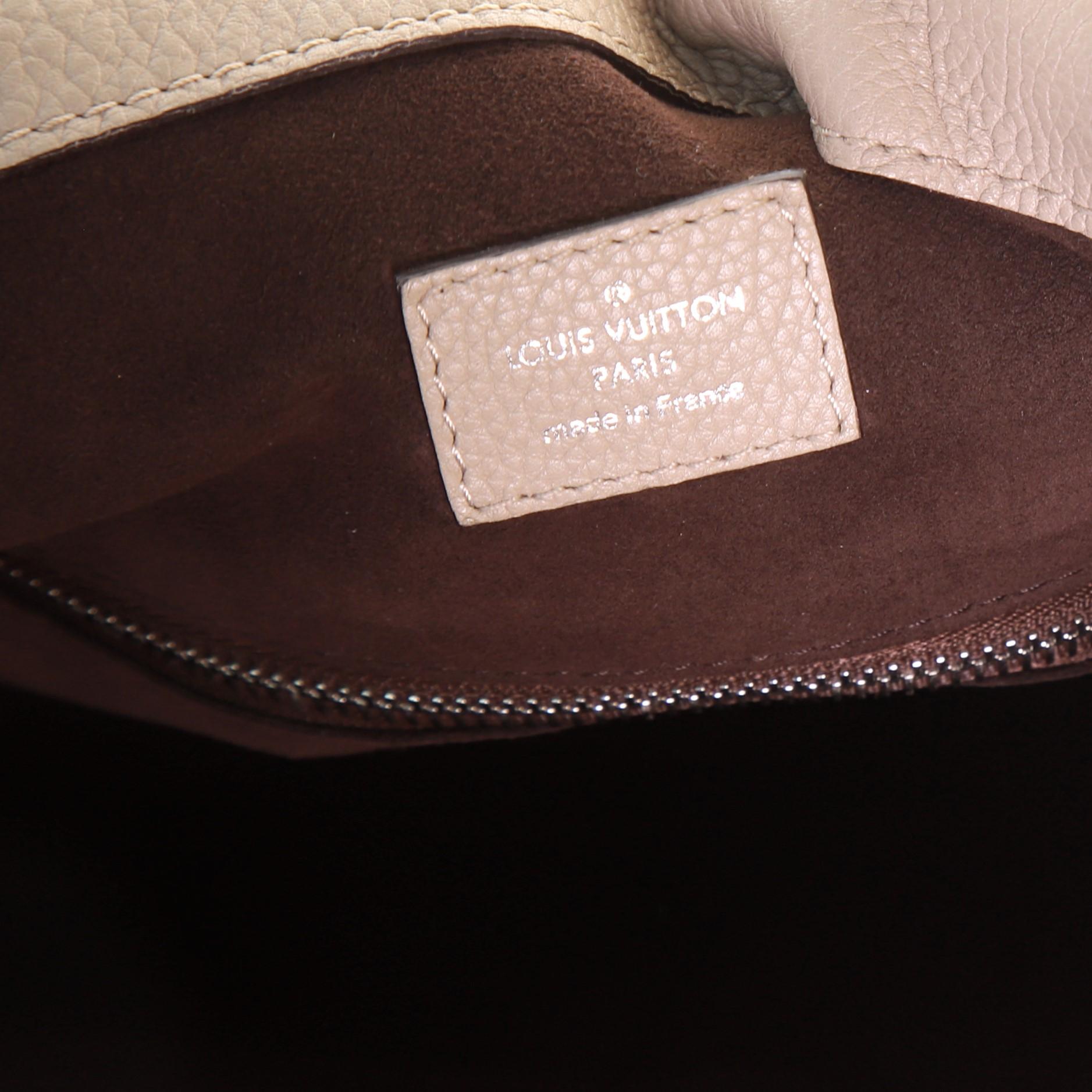 Louis Vuitton Babylone Handbag Mahina Leather PM In Good Condition In NY, NY