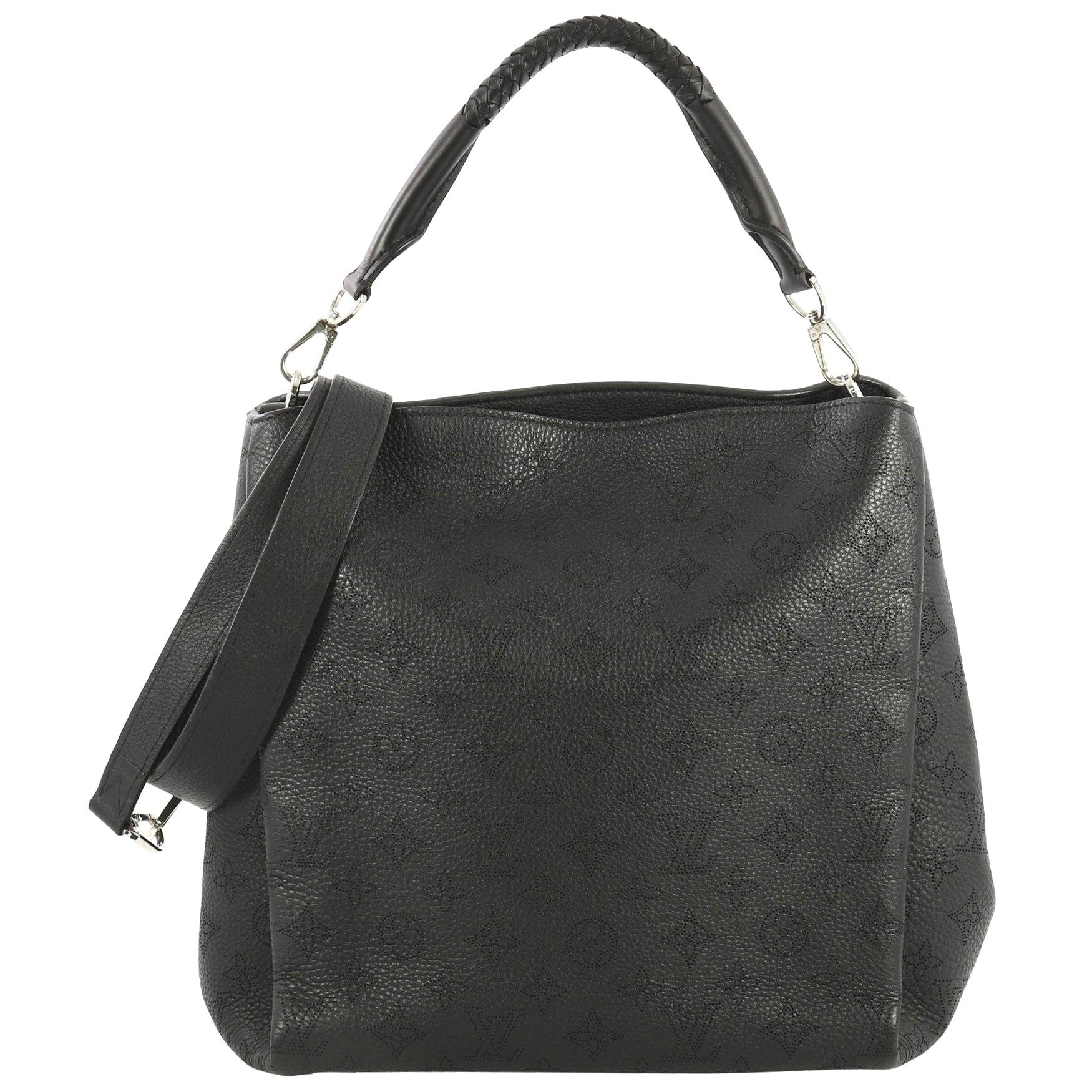 Louis Vuitton Babylone Handbag Mahina Leather PM