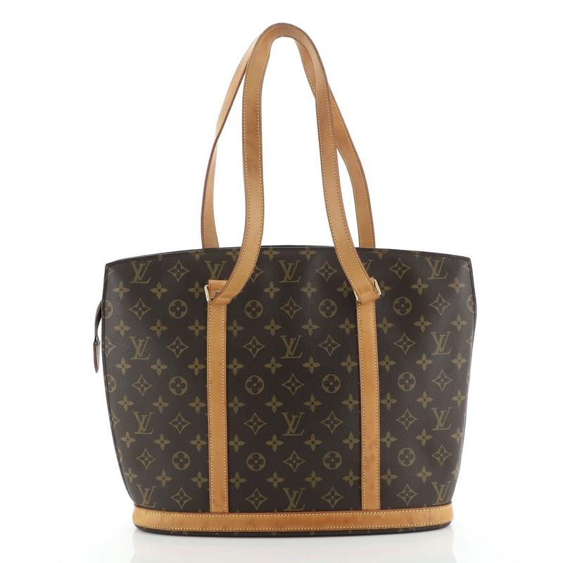 Black Louis Vuitton Babylone Handbag Monogram Canvas