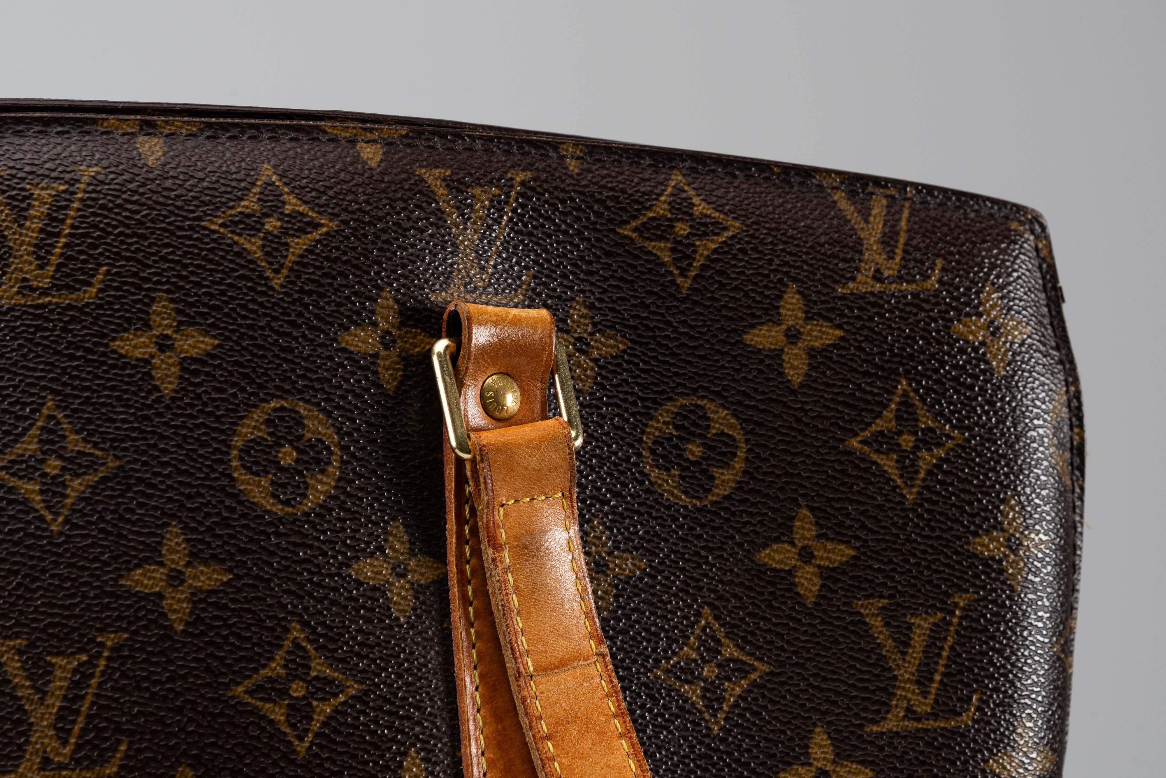 Louis Vuitton Babylone Monogram Canvas Vintage Tote Bag 2