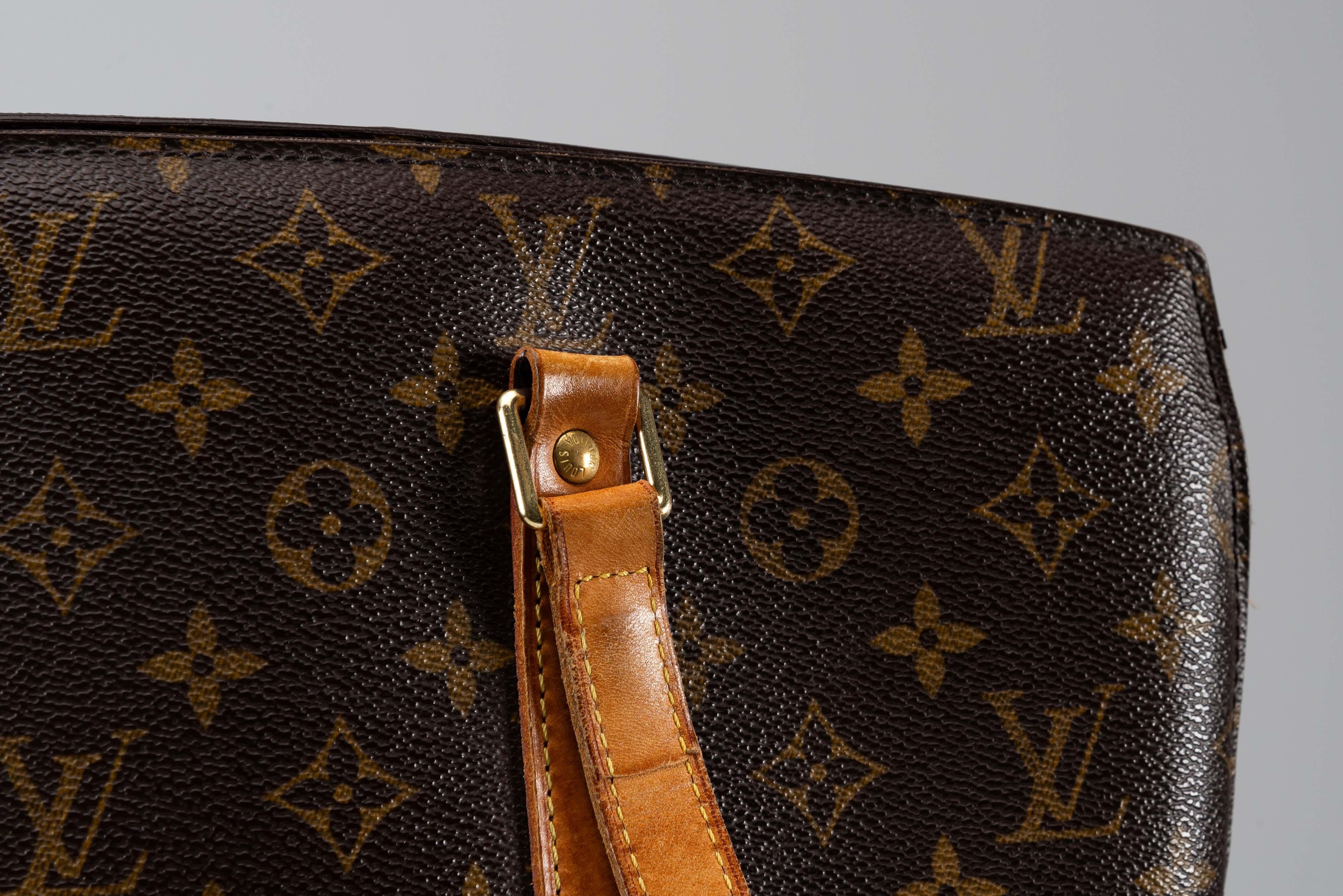 Louis Vuitton Babylone Monogram Canvas Vintage Tote Bag For Sale 2