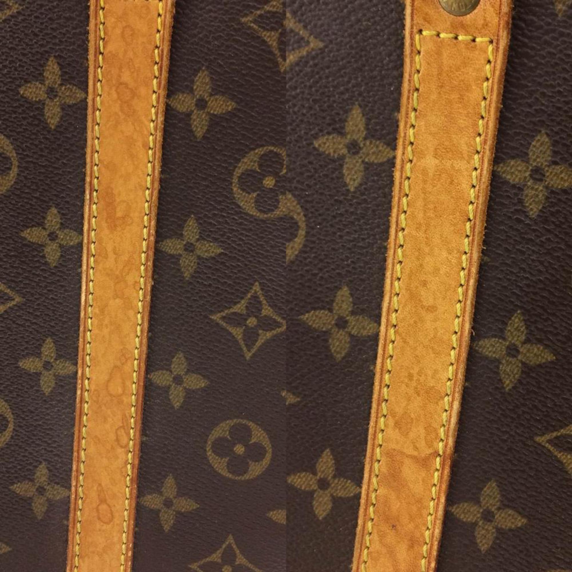 Louis Vuitton Babylone Monogram Zip Tote 865612 Brown Leather Shoulder Bag For Sale 8
