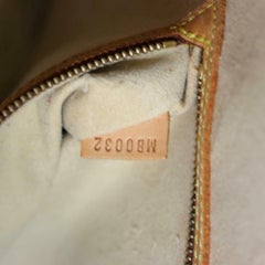 Louis Vuitton Babylone Monogram Zip Tote 870273 Brown Coated Canvas Shoulder Bag