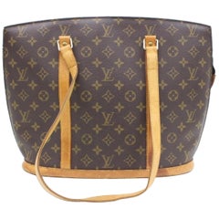 LOUIS VUITTON Galet beige Monogram Mahina leather BABYLONE PM Hobo Bag at  1stDibs