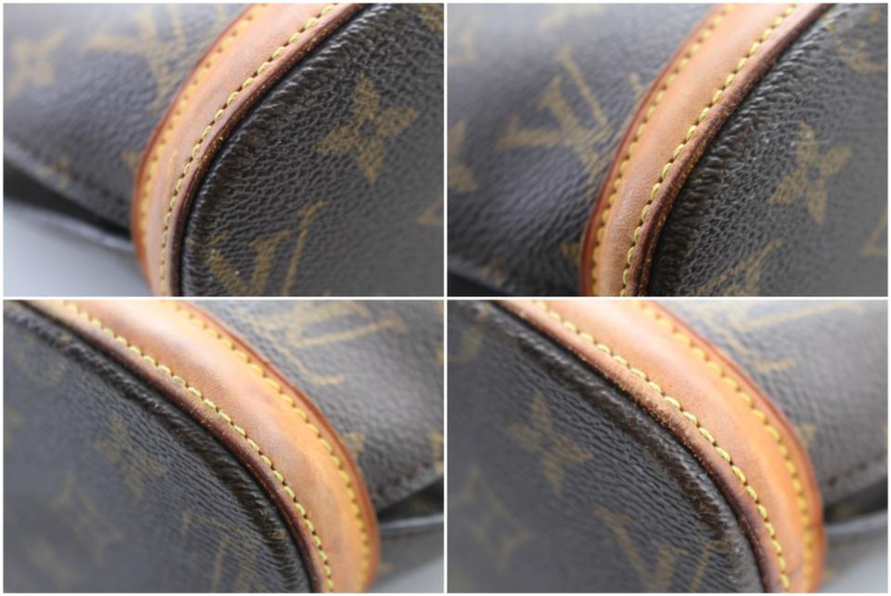 Louis Vuitton Babylone Zip Tote 8lr0212 Brown Coated Canvas Shoulder Bag For Sale 5