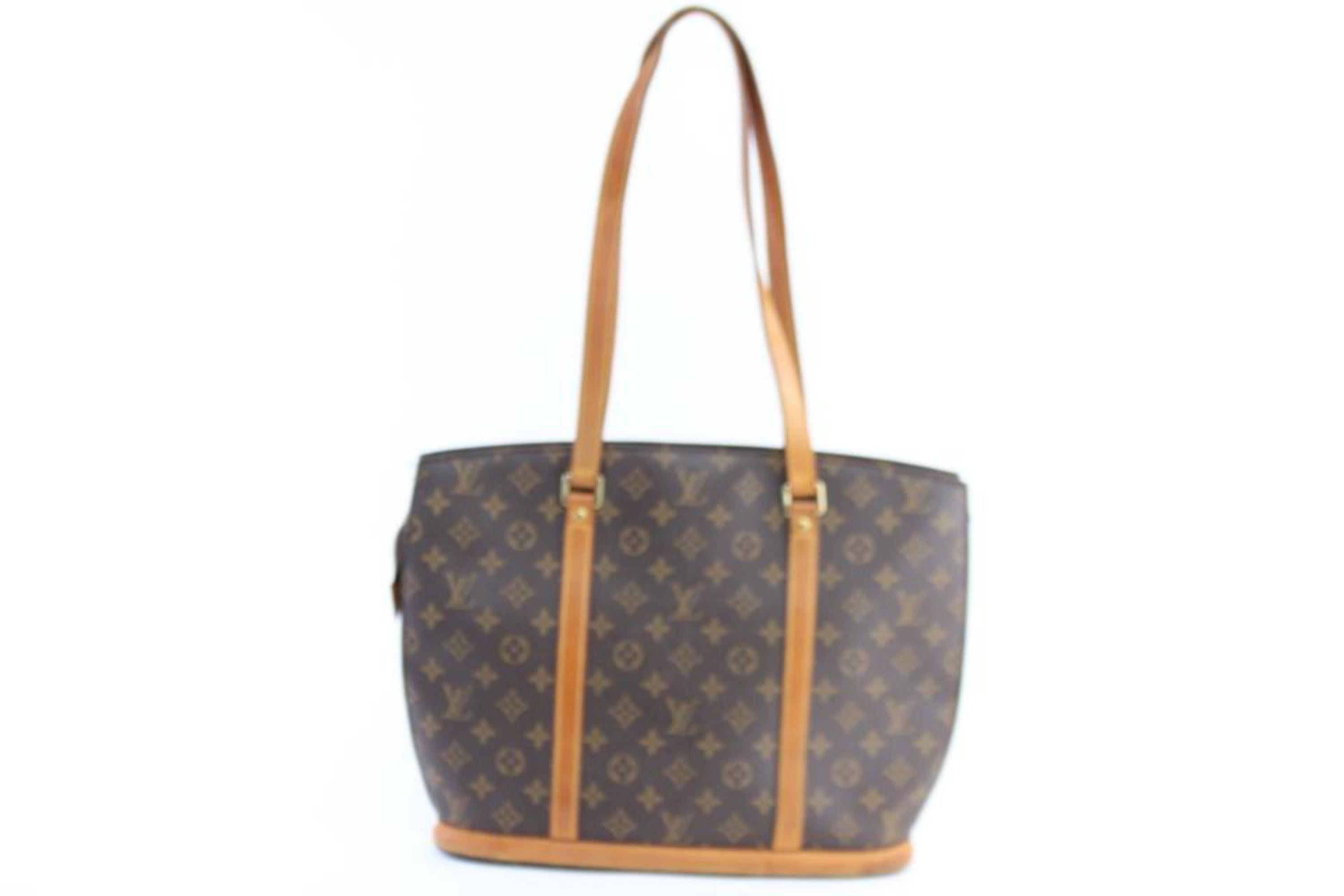 Louis Vuitton Babylone Zip Tote 8lr0212 Brown Coated Canvas Shoulder Bag For Sale 4