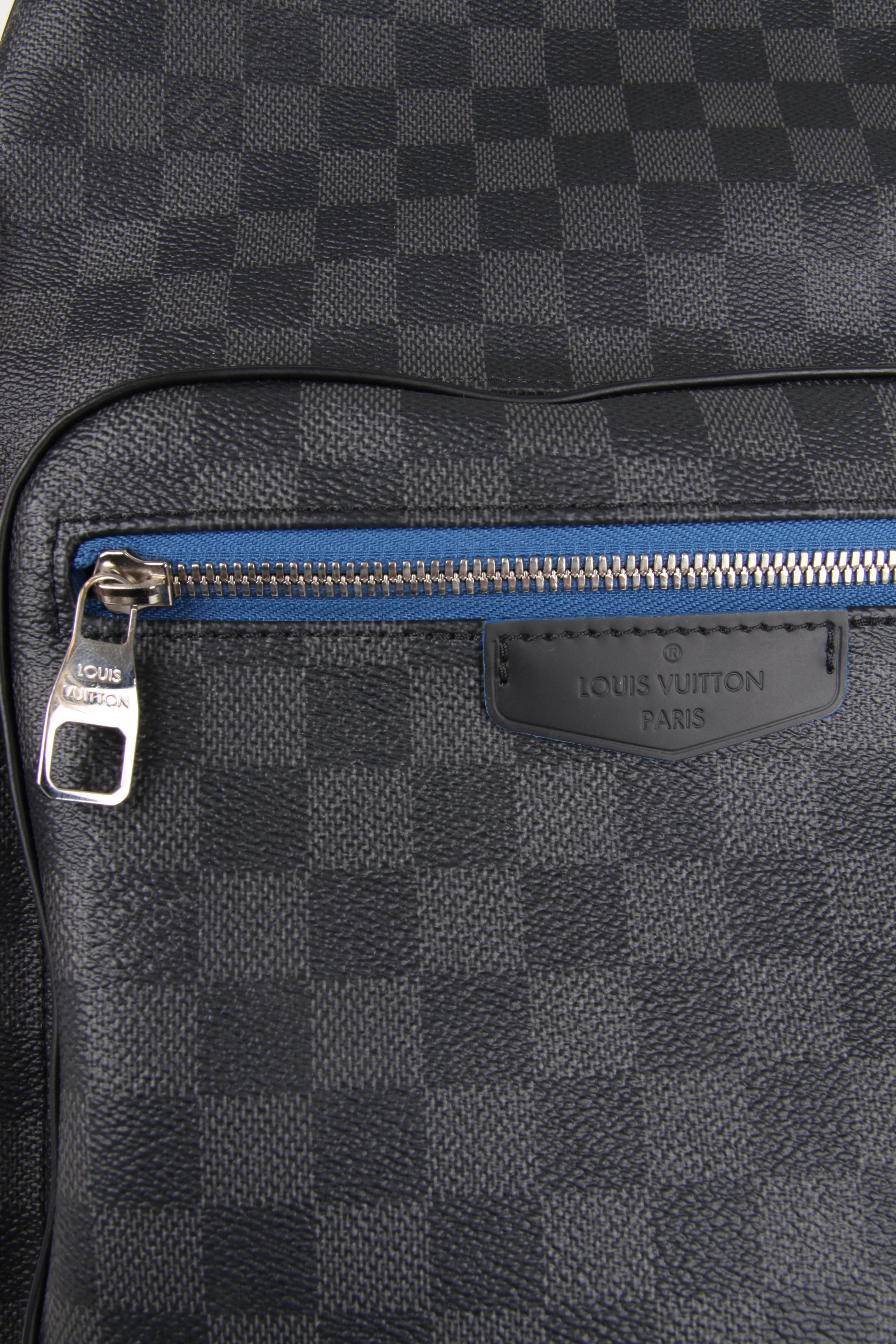 Men's   Louis Vuitton Backpack Josh Damier Graphite Neon - grijs/zwart/blauw   