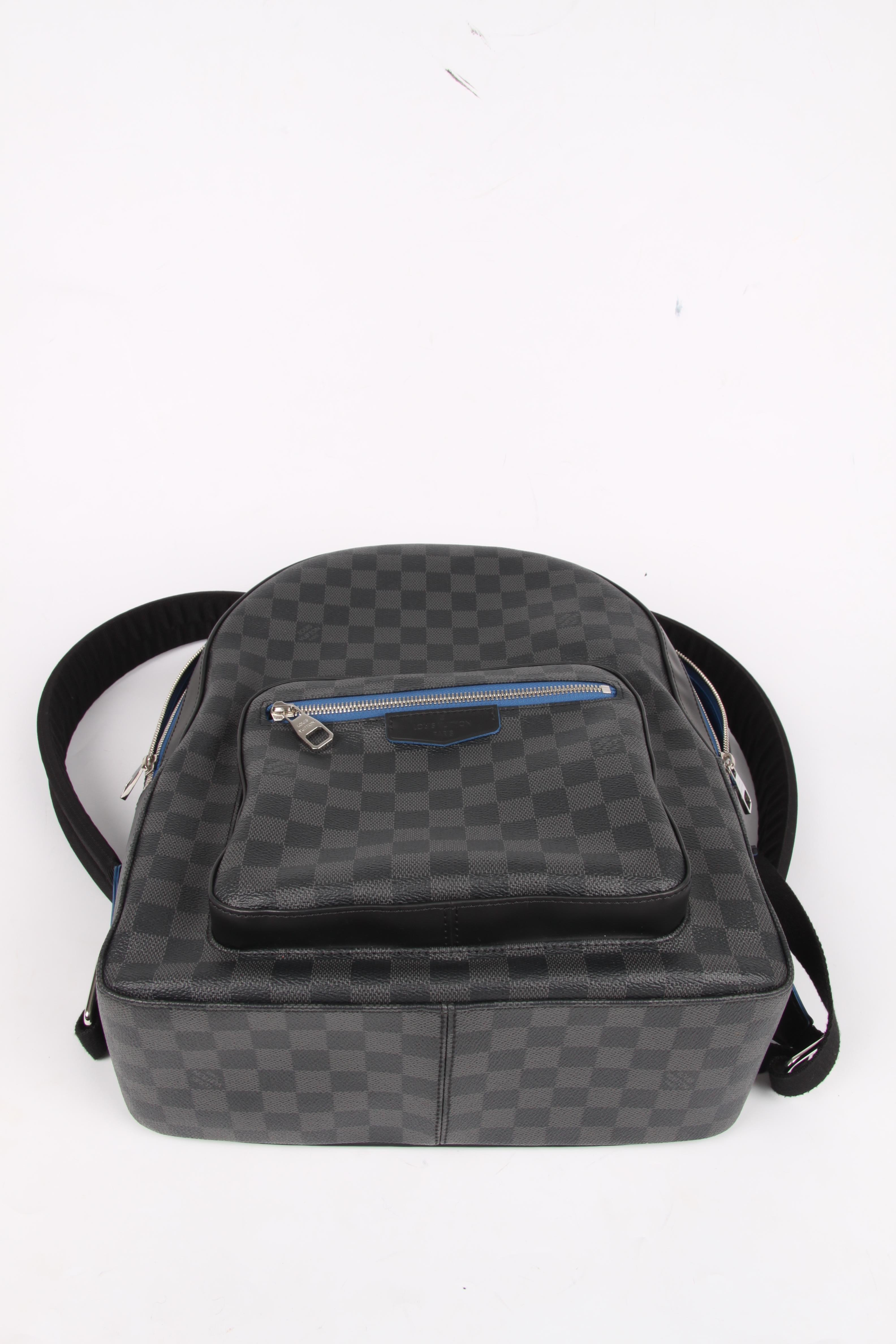   Louis Vuitton Backpack Josh Damier Graphite Neon - grijs/zwart/blauw    4