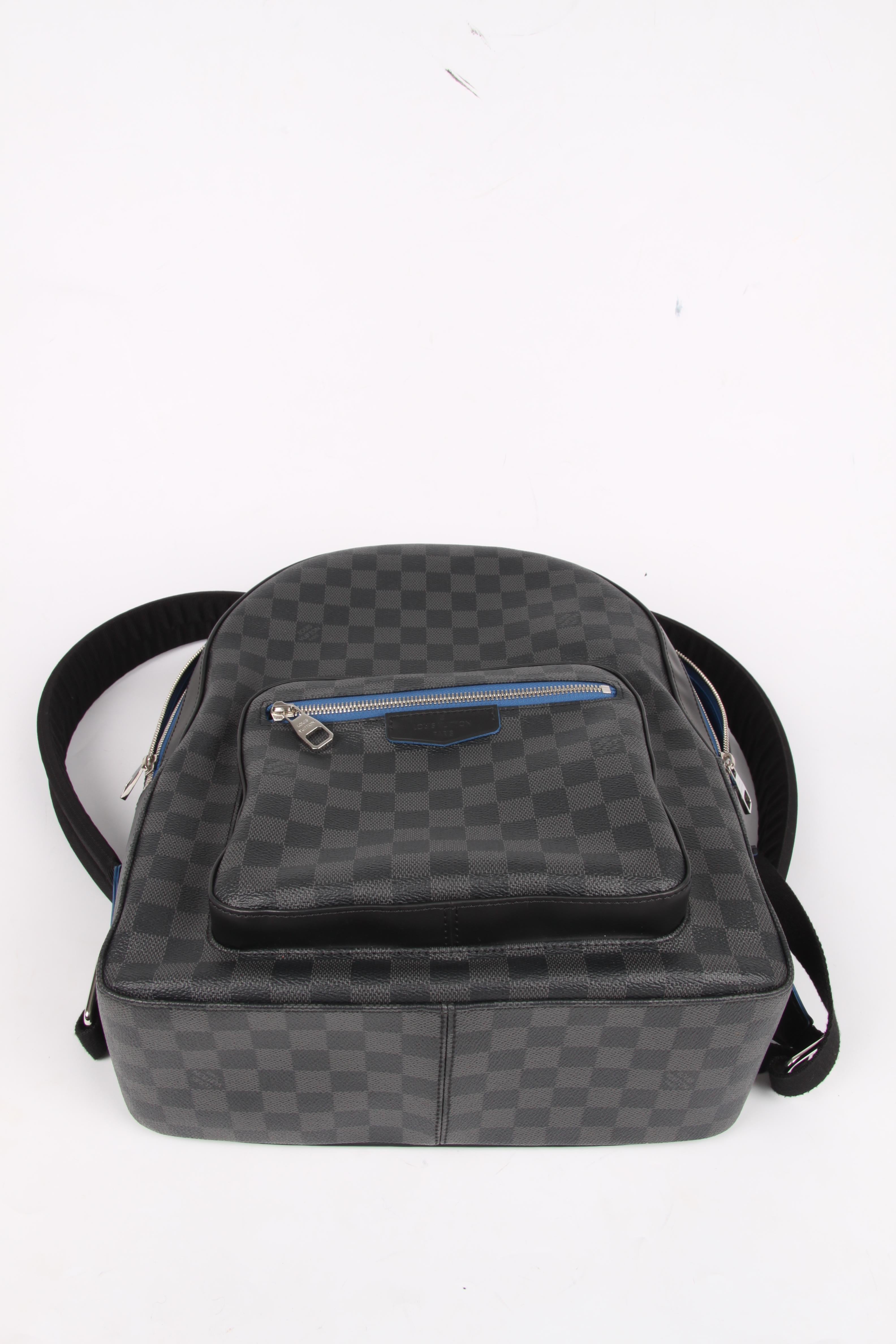Louis Vuitton Backpack Josh Damier Graphite Neon - grijs/zwart/blauw 4