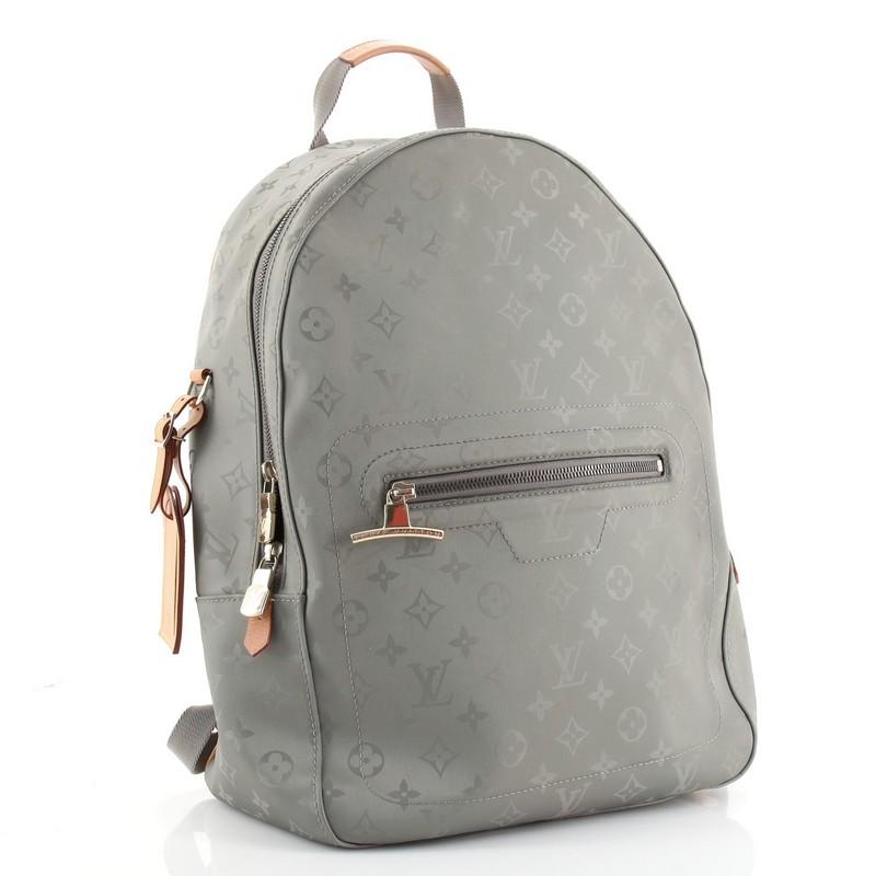 Louis Vuitton Limited Grey Titanium Backpack PM 20LK69S For Sale