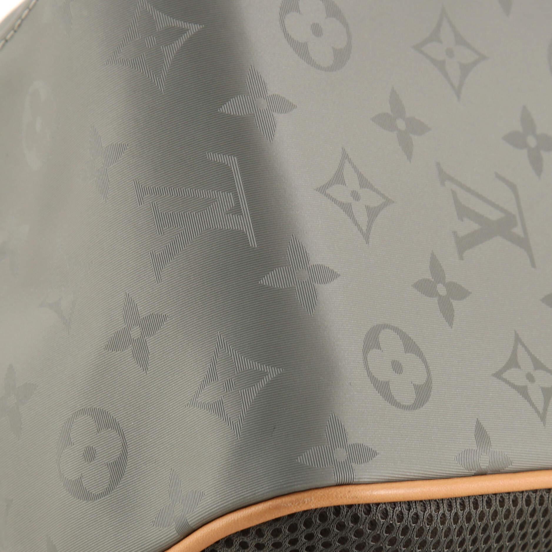 Louis Vuitton Backpack Limited Edition Titanium Monogram Canvas PM In Good Condition In NY, NY