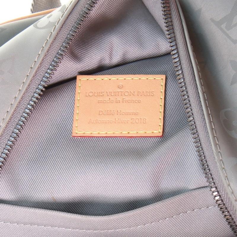 Louis Vuitton Backpack Limited Edition Titanium Monogram Canvas PM 1