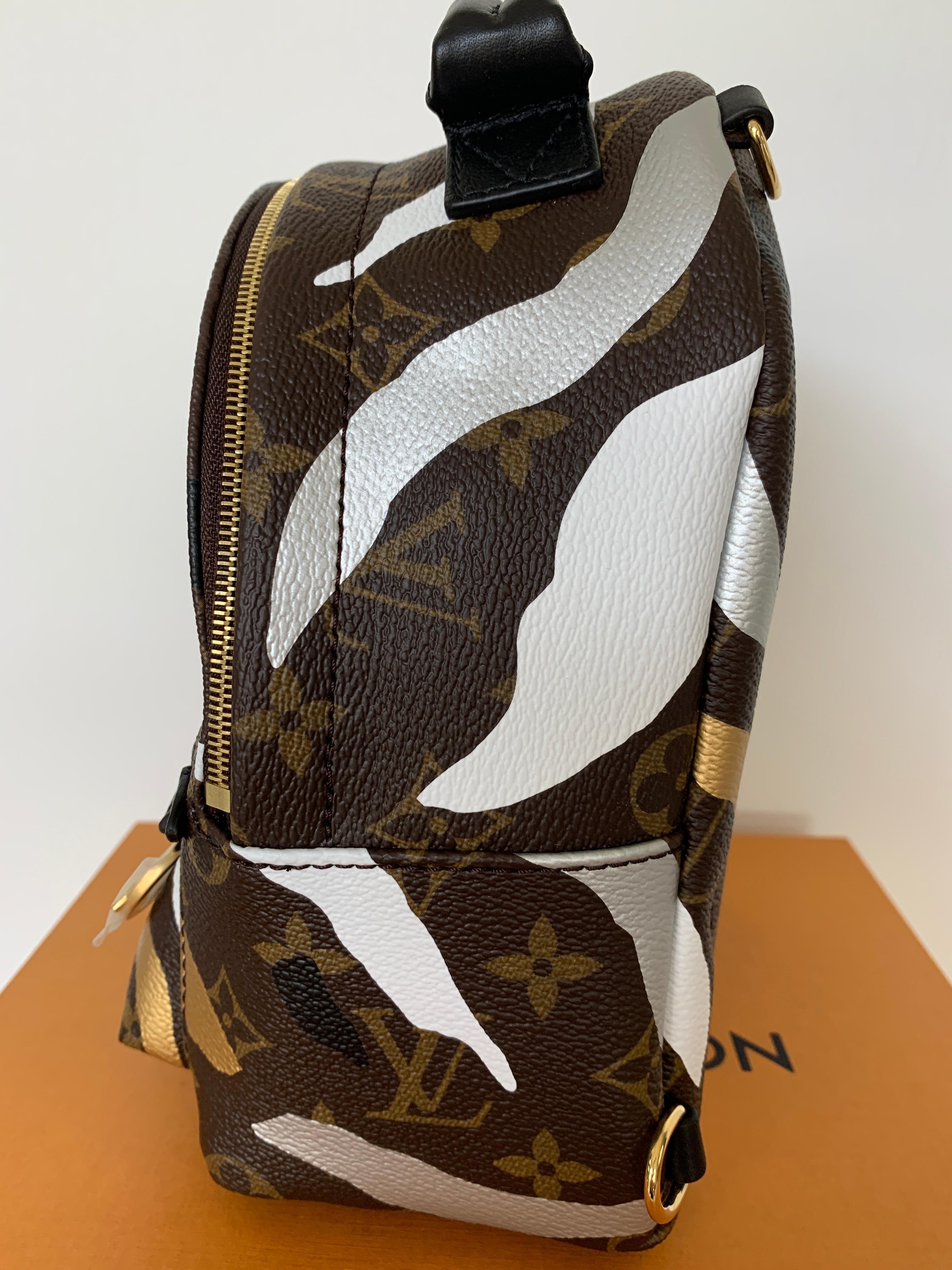 Black Louis Vuitton Backpack M45143 LVXLOL PALM SPRINGS MINI