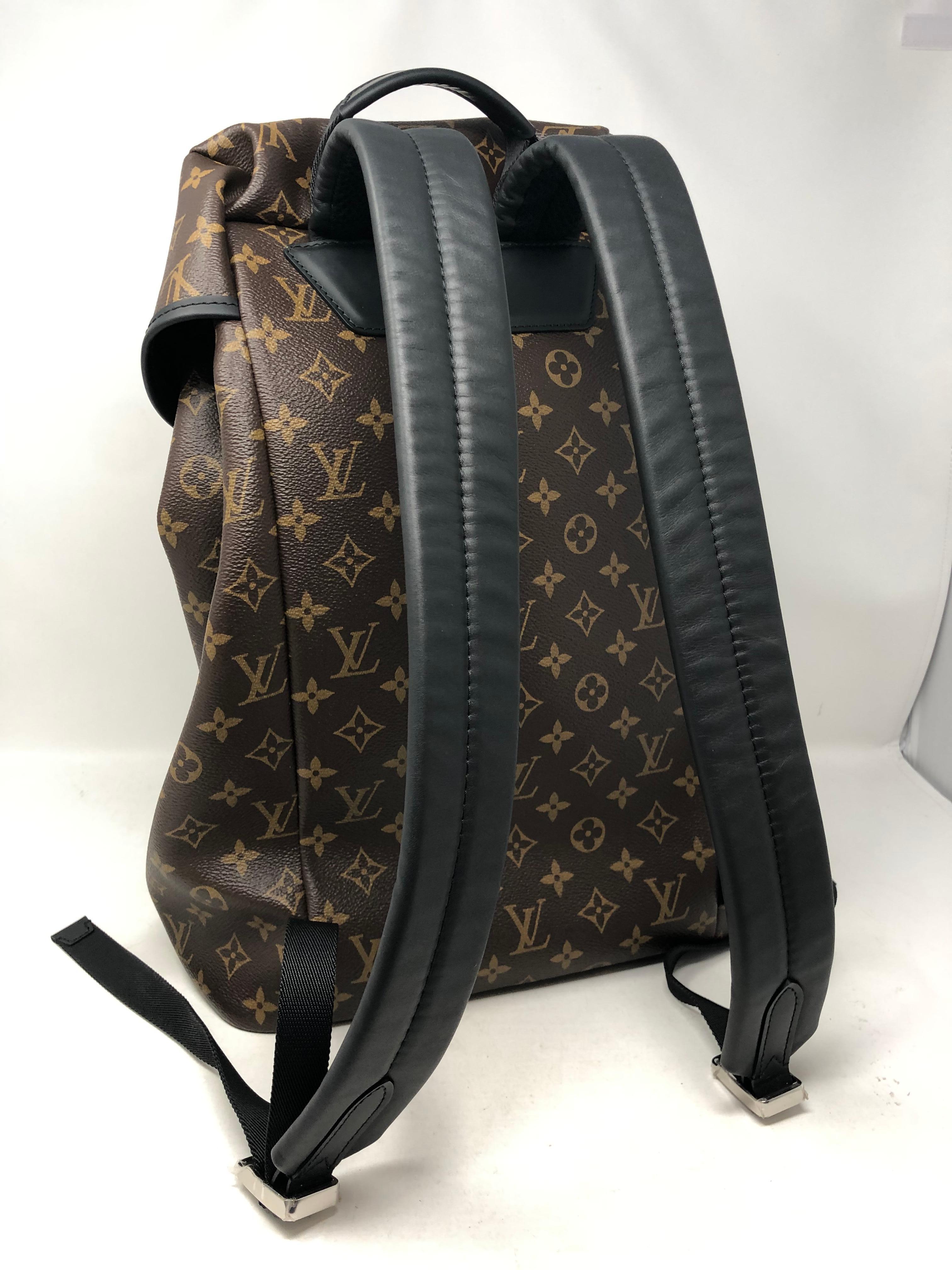 Louis Vuitton Backpack Zack Monogram Macassar Brown  5