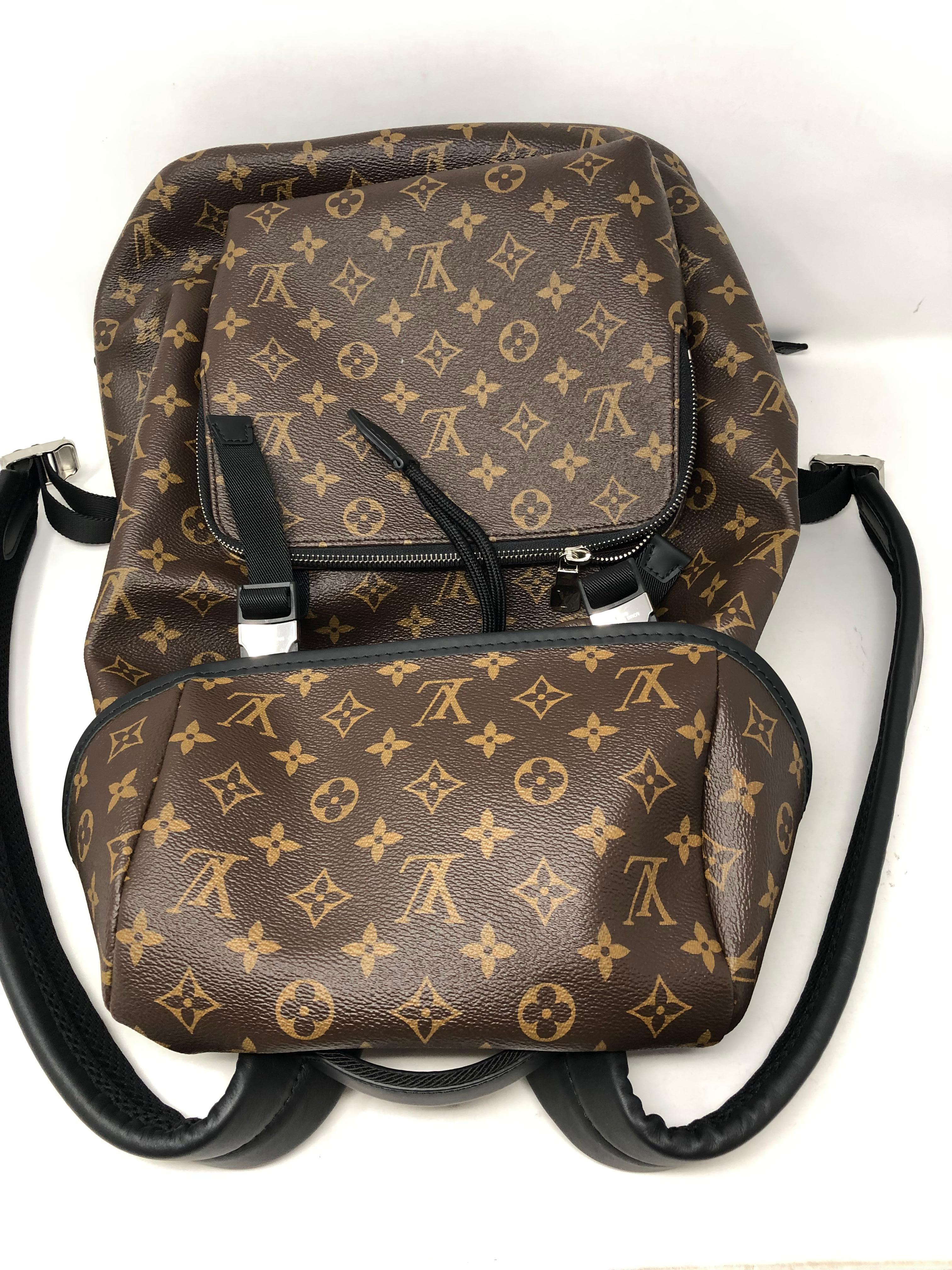 Louis Vuitton Backpack Zack Monogram Macassar Brown  8