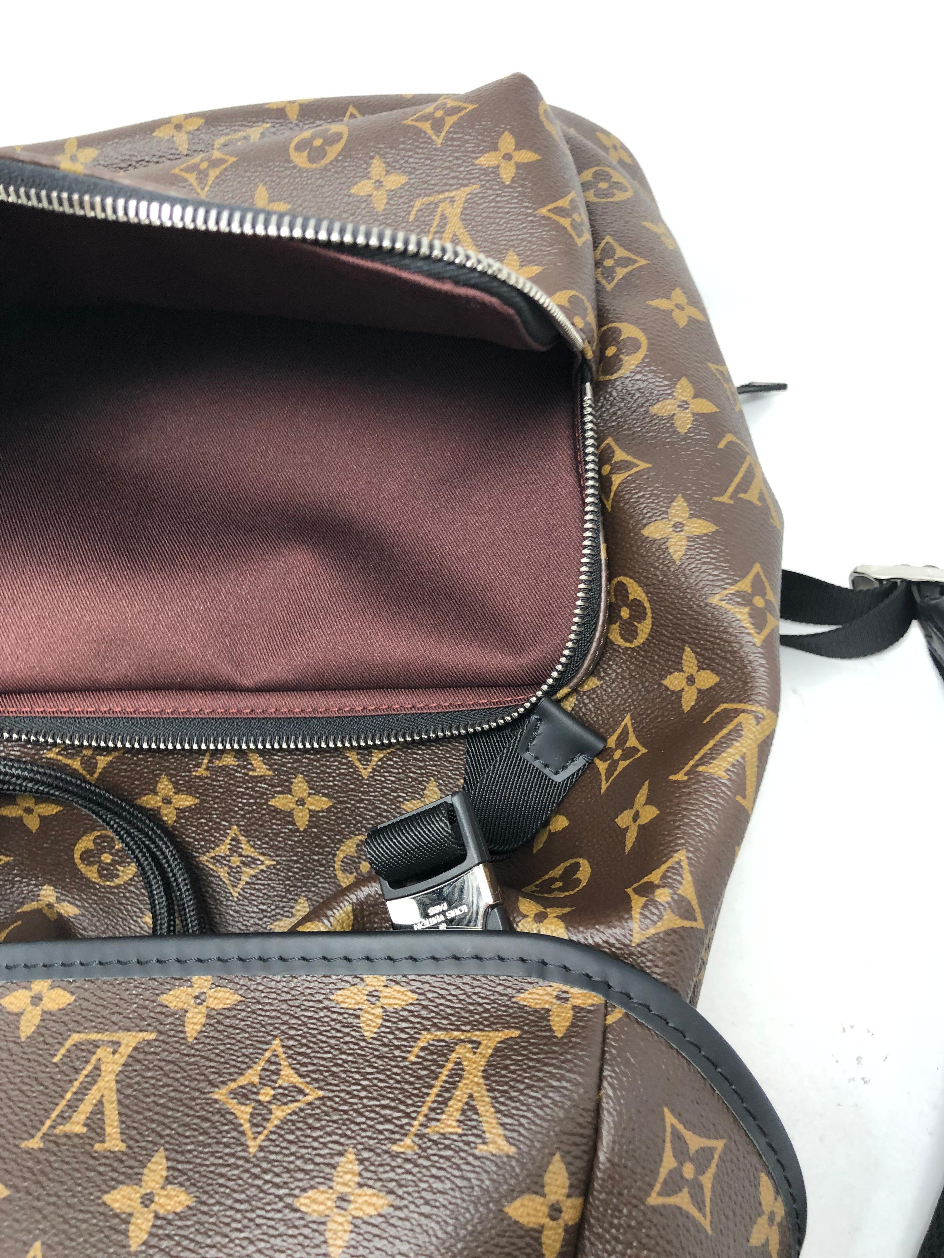 Louis Vuitton Backpack Zack Monogram Macassar Brown  10